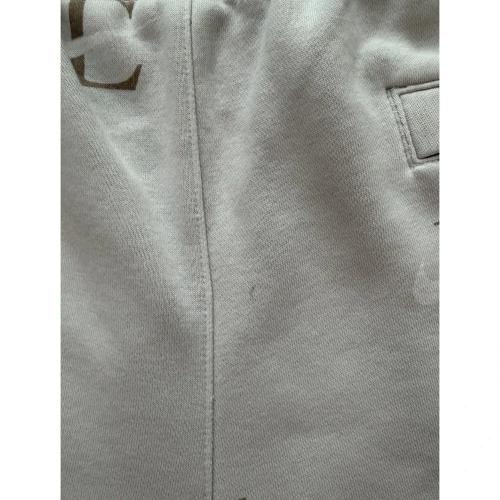 Nike Sportswear Sweat Shorts Joggers Mens Size XXL Beige Khaki All Over Print - Picture 7 of 8